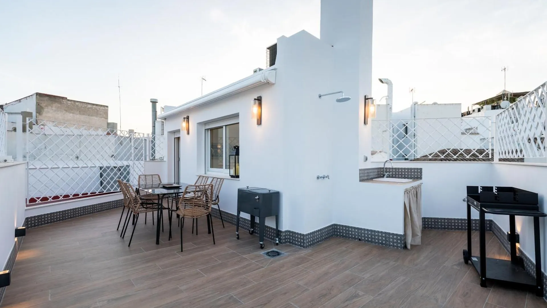 Apartmán Duplex De Lujo Junto A La Catedral Terraza Privada Con Vistas A La Giralda Sevilla Španělsko