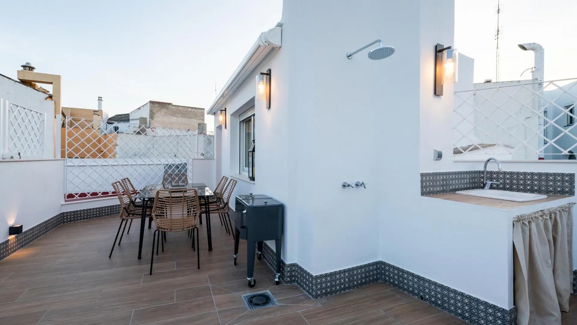 Apartmán Duplex De Lujo Junto A La Catedral Terraza Privada Con Vistas A La Giralda Sevilla Španělsko
